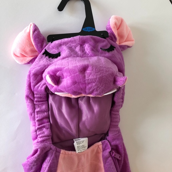 NYT HYDE & EEK Toddler Hippo Costume Size 18-24 Months - Picture 3 of 8